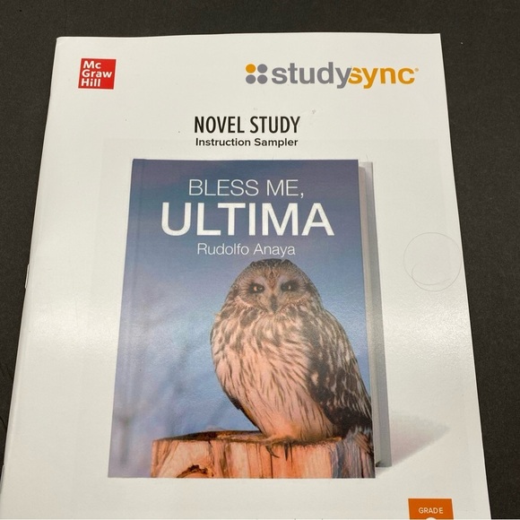 StudySync Bless Me, Ultima Teacher's Instruction Guide Grade 9 Questions Vocab - Picture 1 of 10